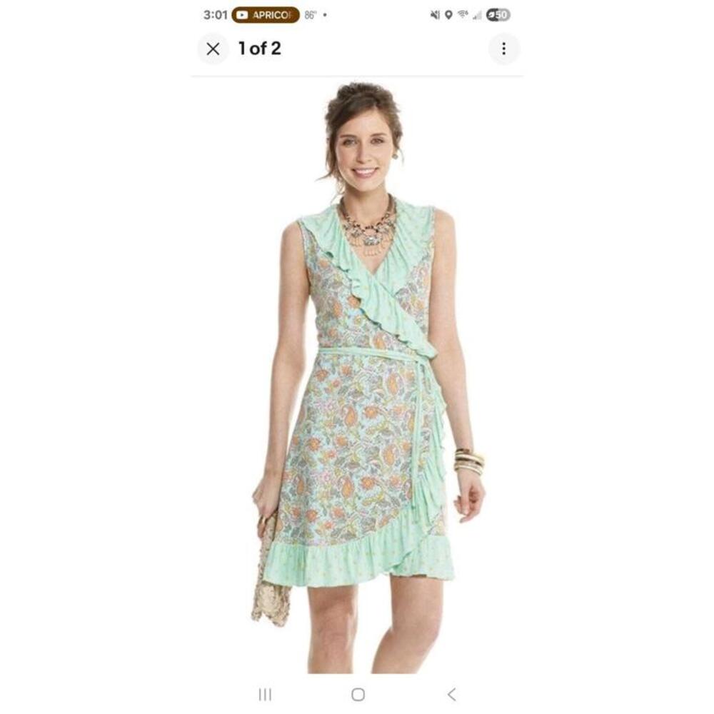 Matilda Jane Wrapped in Sunshine Dress Medium Happy & Free Spring